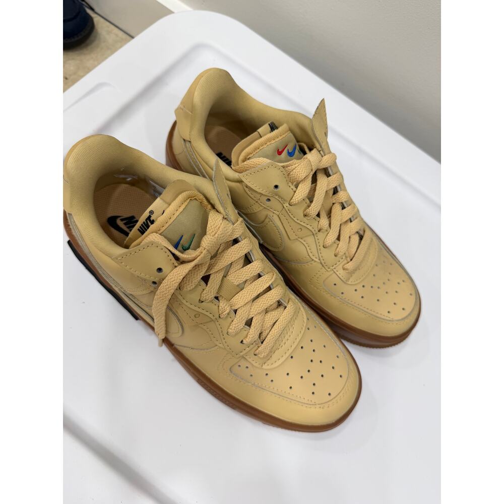 Nike AIR FORCE 1 FONTANKA Women's Shoes Sesame/Black Multi Sz 7.5 DH1290-201 - Picture 3 of 11